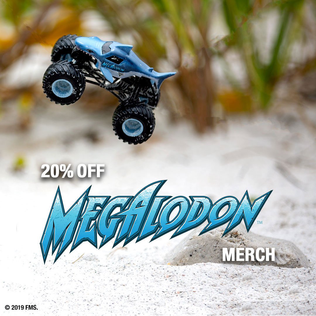 Megalodon Monster Truck Logo PNG Image Transparent PNG Free