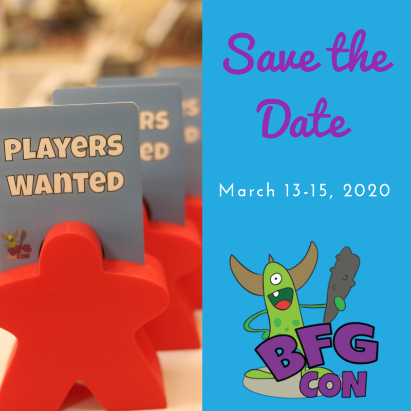 BFGcon's tweet photo. Mark your calendars! #BFGcon 2020 dates are March 13-15! https://t.co/c4B19F3qtc