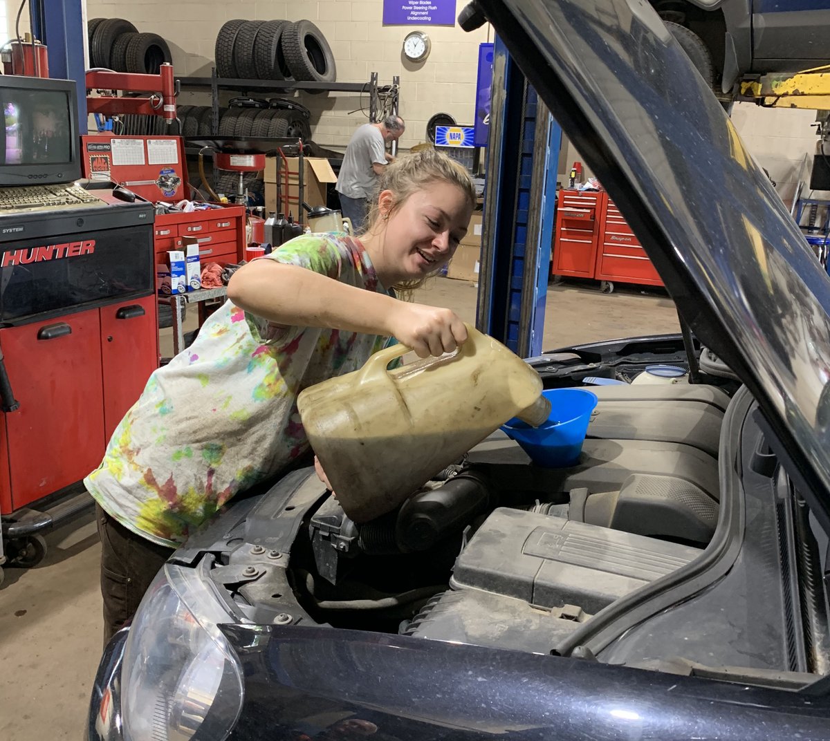 CANS_BFY's tweet photo. Trades ARE for girls! Here is #BFYstudent, Bella hard at work for Butt's Auto Service. Owner, Carter has been very impressed with Bella and the summer is just getting started — keep up the good work!
Interested in learning more about our BFY program? https://t.co/Kndp8i7vlv https://t.co/ZS8ggYJ7GC