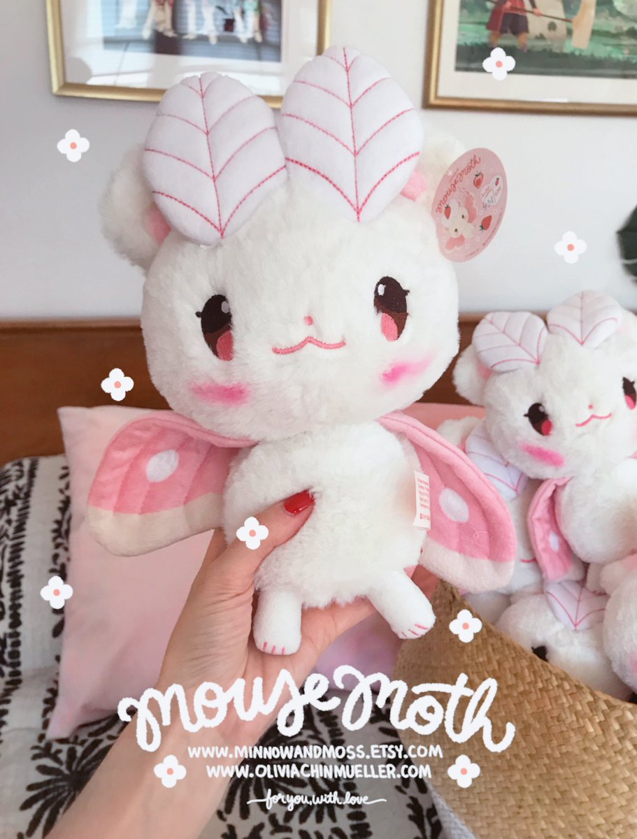 mouse moth plush
