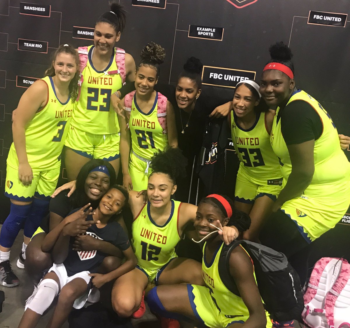 KiKiHunt's tweet photo. I am so proud of this FBC United Hunt team. These young ladies work hard and play together as a team. They constantly focus on team goals and accomplishments instead of individual awards. Congrats on winning the first ever Under Armour National Championships!! https://t.co/TxDuc0xthg