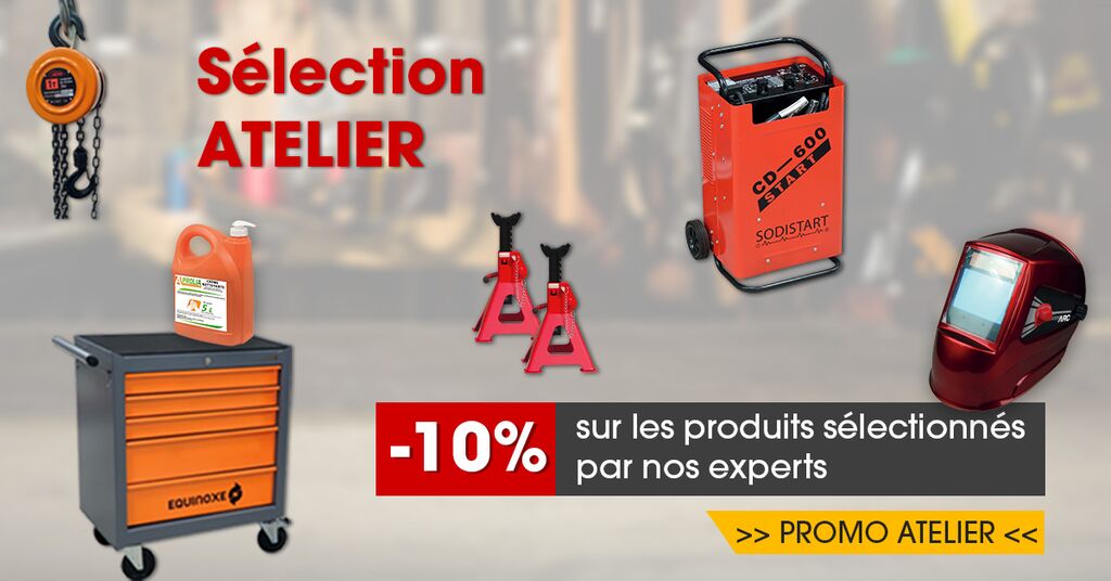 agrizone_net's tweet photo. [PROMOTION]
Profitez de remise, dès 100€ d'achat, sur de nombreux produits dédiés au matériel d'atelier ! 👍
Découvrez les produits concernés ➡️ https://t.co/NVCxXXYUiQ
Offre valable jusqu'au 15 août sur Agrizone 🌾
#Agriculture #Atelier #Matérielagricole #Promotion https://t.co/QlFPY9egTm