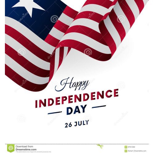 Happy Independence to my proud, my country Mama Liberia 🇱🇷, Africa first independent state, a home of liberty and justice for all. 
May this transition of transformation becomes a successful endeavor.

I  ❤️   🇱🇷