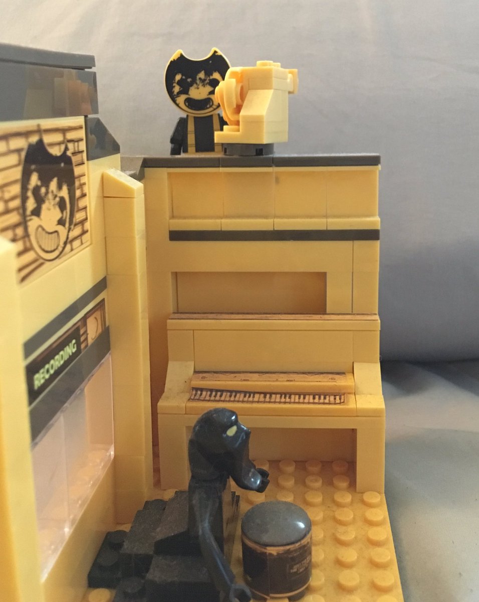 Bendy and the Ink Machine‘a recording studio. Not LEGO brand but still fun to build 