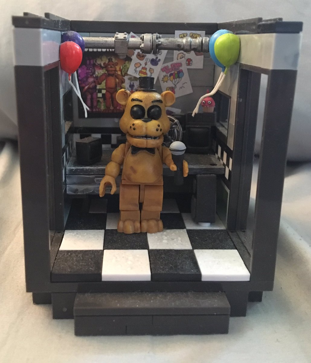 Five Nights at Freddy’s. Again not LEGO but I needed these sets ....also Foxy might be missing a foot... 