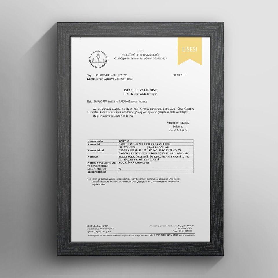 📄 تراخيص وزارة التربية التركية لمدارس الياسمين الفلسطينية الدولية واعتمادها من الجهات التركية
ترخيص تركي واعتماد دولي
معتمدة من وزارة التربية والتعليم الفلسطينية
ومعتمدة من هيئة Ofqual البريطانية
 🌐 jis.com.tr

📍 goo.gl/maps/TSL1NcdRG…