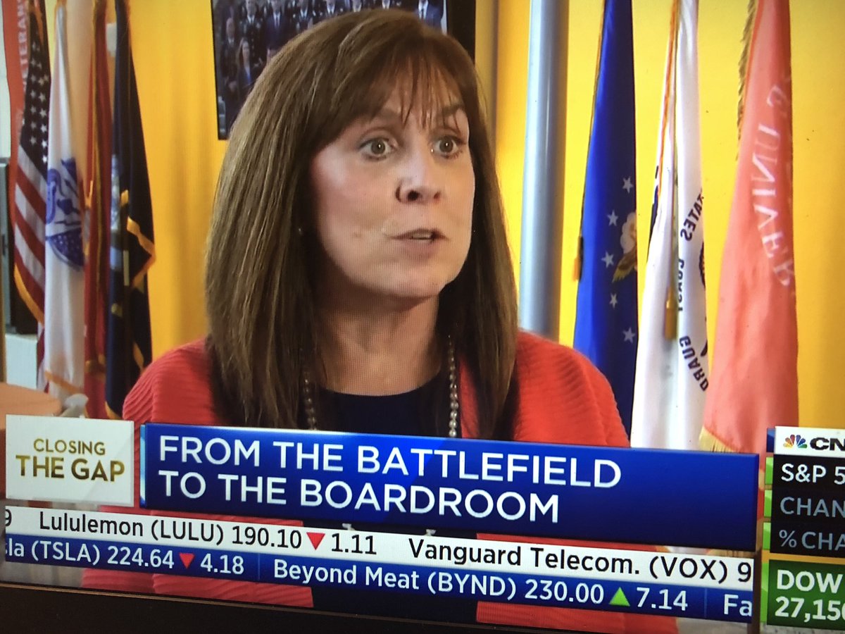 IVMFSyracuseU's tweet photo. Thank you @SquawkStreet for highlighting IVMF’s #EBVSU program and women veterans! @DarylLovell @contessabrewer @Harri8t @CNBC https://t.co/dpZPeVMJSr