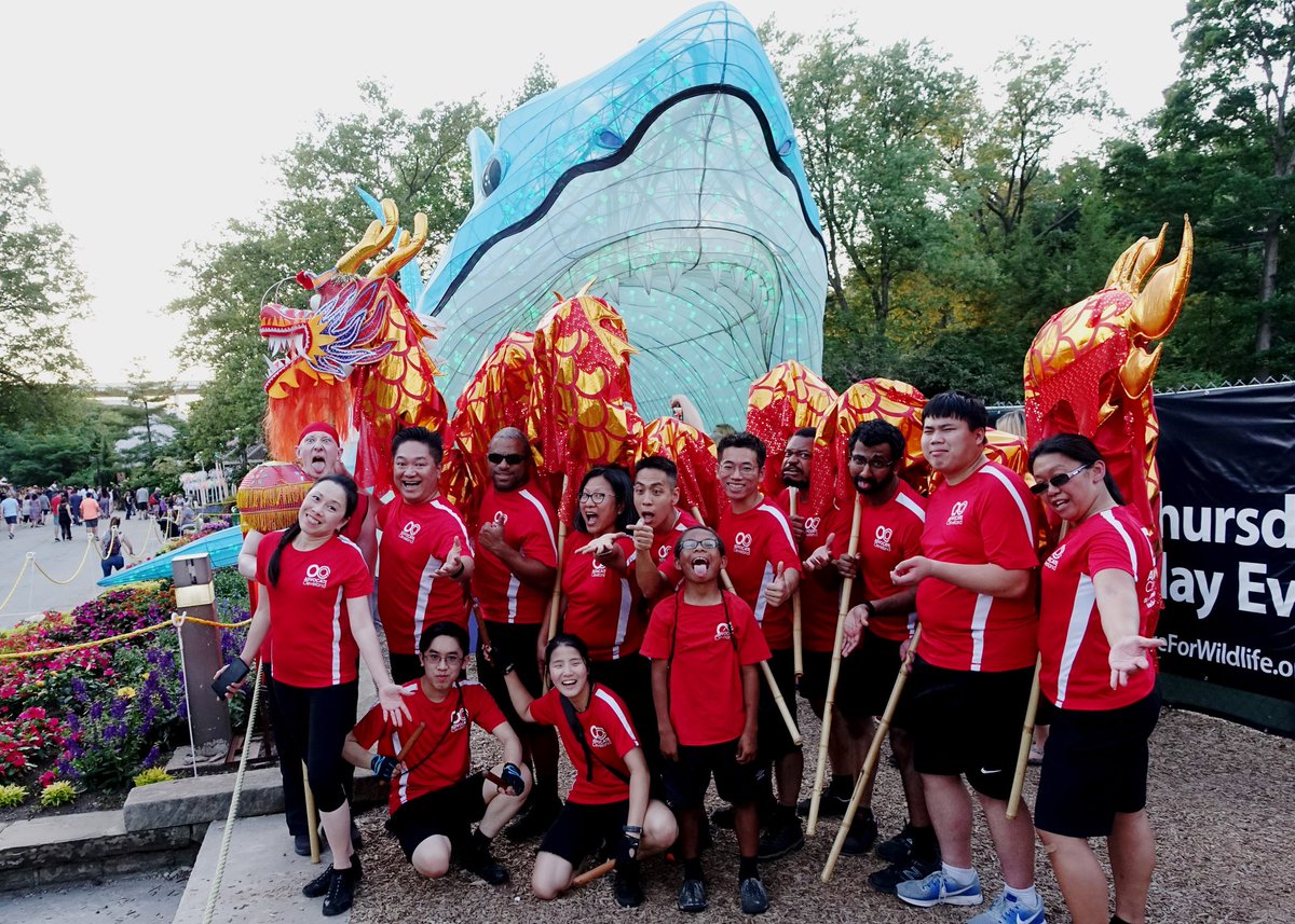 OCACleveland's tweet photo. Visit Huge Dragon & Shark Lanterns along w many beautiful night displays Tonight! Perfect Weather @clemetzoo #zoo #AsianLanternFestival! The #OCAdragon Team enjoyed performing. See the Lanterns before it's over. #OCAdragon #CLEdragon #ThisIsCLE #cleveland #zoo #tonight #cle https://t.co/KUNQDRkmSR