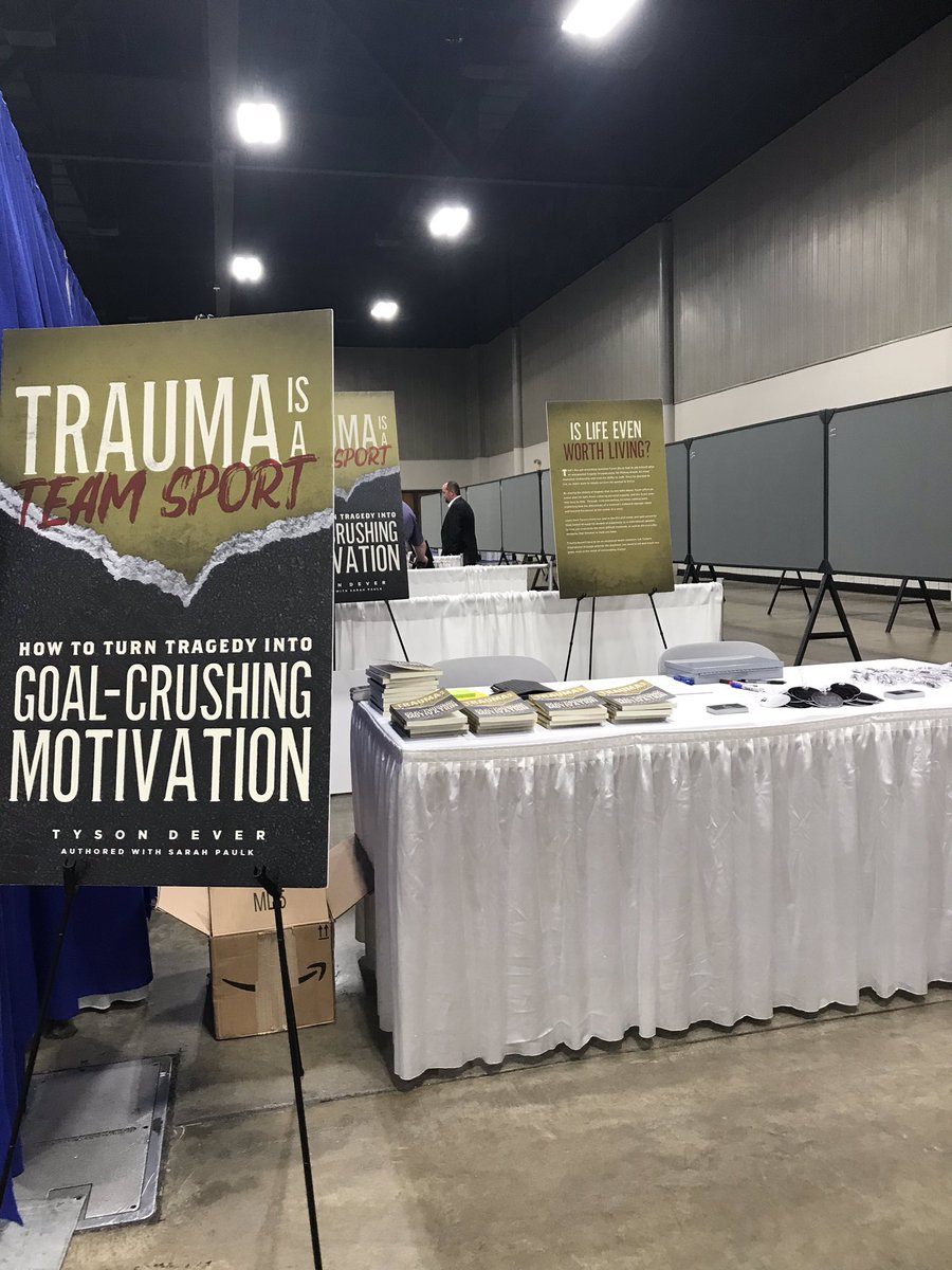 I’m excited to be the #keynote speaker today at #SWATA2019! Come join us at 3:00 in the Ballroom, and I’m signing books in the exhibit hall from 10-12. Swing by and get you a copy! #TraumaIsATeamSport #bealeader #overcome