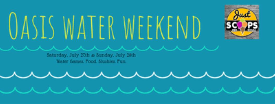 OasisFamilyFarm's tweet photo. Come out this weekend to cool down and have some fun! https://t.co/wxDHvcH6Nh