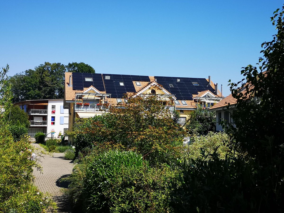 #Blindmodule #Chinko Cheetah #full black #Spiez #Photovoltaik #Solaranlage #SolarEdge #Eigenverbrauch #Eigenverbrauchsgemeinschaft