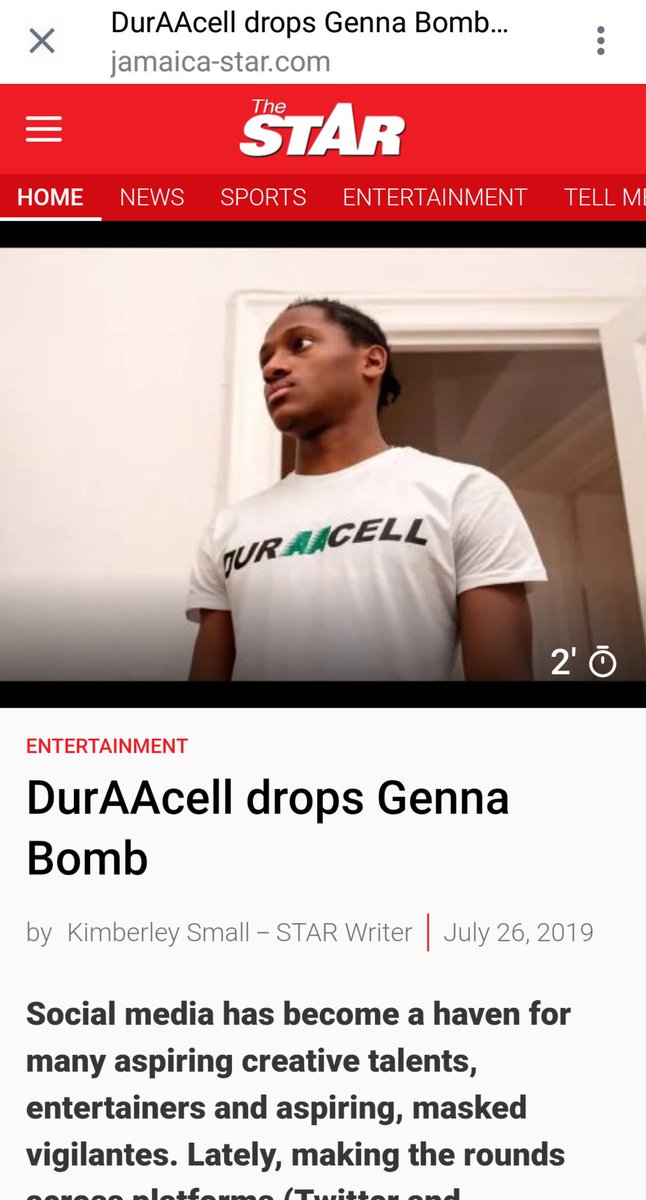 DurAAcell_ENRO's tweet photo. The Star Newspaper 🙏🏾 we thank God !! We move @jamaicastar
#GennaBomb #DurAAcell #DancehallDancer #Dancehall #DancehallUK
-
https://t.co/52G95ZEjsA https://t.co/KFPpejMyt7