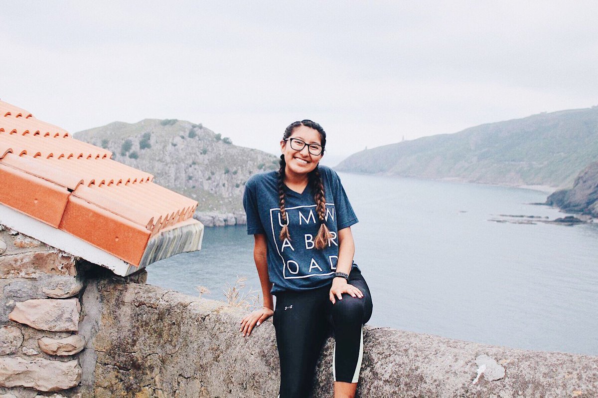 MaryWash's tweet photo. Did you know? A third of #MaryWash students study abroad before graduating.

#UMW has 147 approved programs in 51 countries. Jesse Hernandez ‘20 is already checking it off of her bucket list in Bilbao, Spain! https://t.co/o4hJx9y3Tb