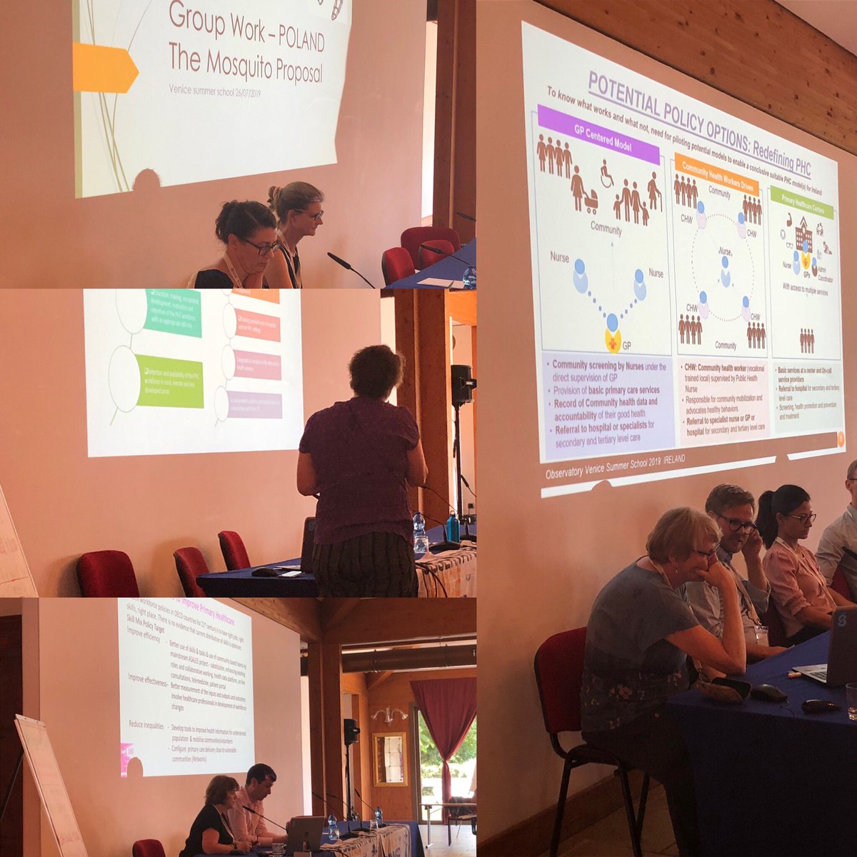 OBSsummerschool's tweet image. As the summer school comes to a close, our participants present results from group work on some proposed skill mix reforms from around Europe. Amazing work all round and all reforms have been approved for funding!