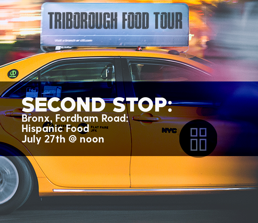 GalleryChurch's tweet photo. Second stop on our food tour: the Bronx! Join us at Fordham Road off the B/D or 4 train this Saturday, July 27th at noon. We’ll stop for some Puerto Rican food and walk over to Little Italy for dessert. https://t.co/rHWtZiu8Wj