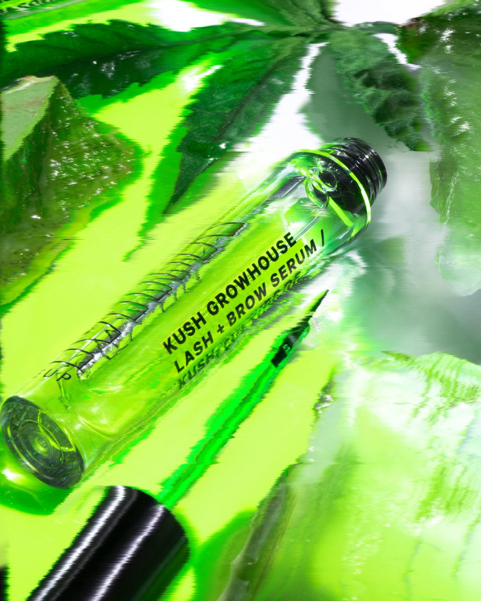 MEET NEW  🌿#KUSHGROWHOUSE 🌿 

It's our new daily serum that boosts and nourishes hair for healthier, fuller-looking lashes and brows 👀: youtu.be/pvfyILDQ8Uk