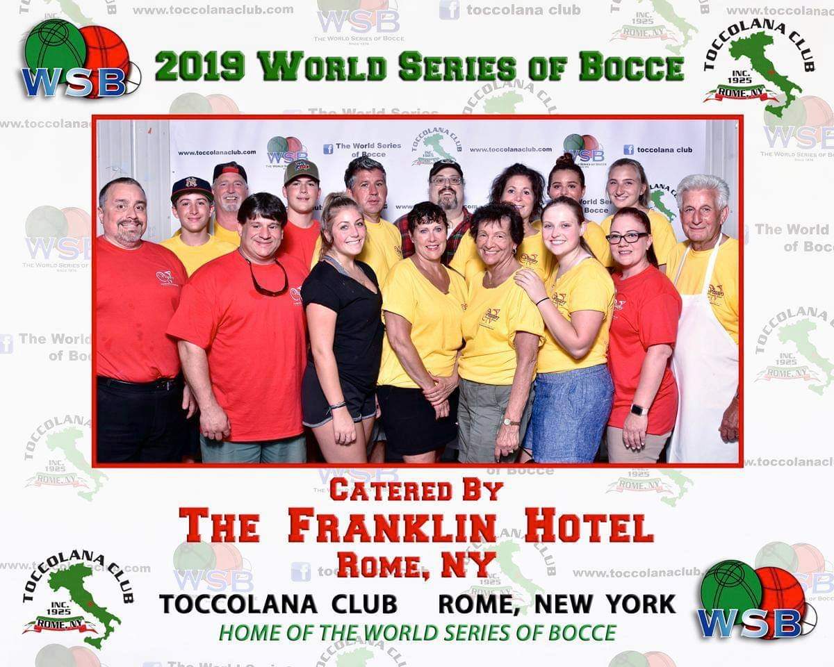 ToccolanaClub's tweet photo. Thank you Franklin Hotel for a successful World Series of Bocce 2019! Cant wait for next year!! https://t.co/FAxxvfyxYc