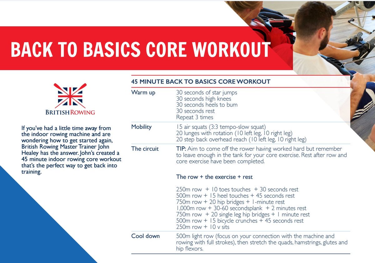 A great core workout by <a href="/BritishRowing/">British Rowing</a>. Absolutely essential for all rowers.

#rowing #worldrowing #welshrowing