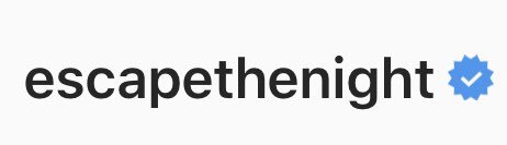 EscapeTheNight's tweet image. it’s what we deserve. if you’re not following us on @instagram yet, now it’s easier than ever to find us ✔️ instagram.com/escapethenight…