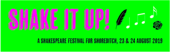 Shake it up: A Shakespeare festival for Shoreditch 23 -24 August 2019

At the site of William Shakespeare's 1st London playhouse.  A weekend of Shakespearean and Elizabethan events. Check out the website mola.org.uk/shake-it-shake…