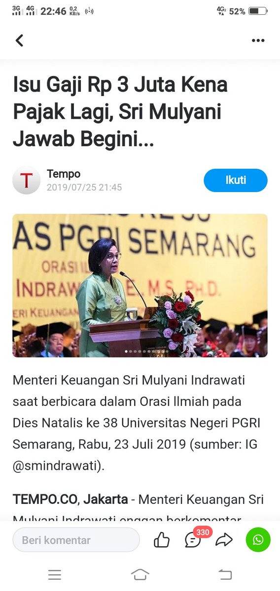 Muhamma06100240's tweet photo. lantak kamu ea
yg penghasilan minimal 3 juta kena pajak
entah brapaa persen.......
bepekerlah kamu....

palembang lah 200% naik pajak
tambah ini pulok

mkn pempek be keno pajak sekrng....

nak gile
mak ini hari nak ngerobohin usaha nian https://t.co/AnjCyAPDb6