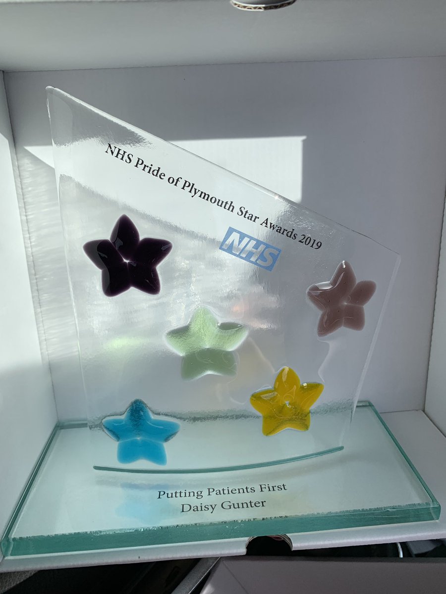 Today I got this. I couldn’t be more proud and grateful for the lovely patients that I get to see on a daily basis. #PoPStarAwards2019 #teamhexworthy #studentnursing