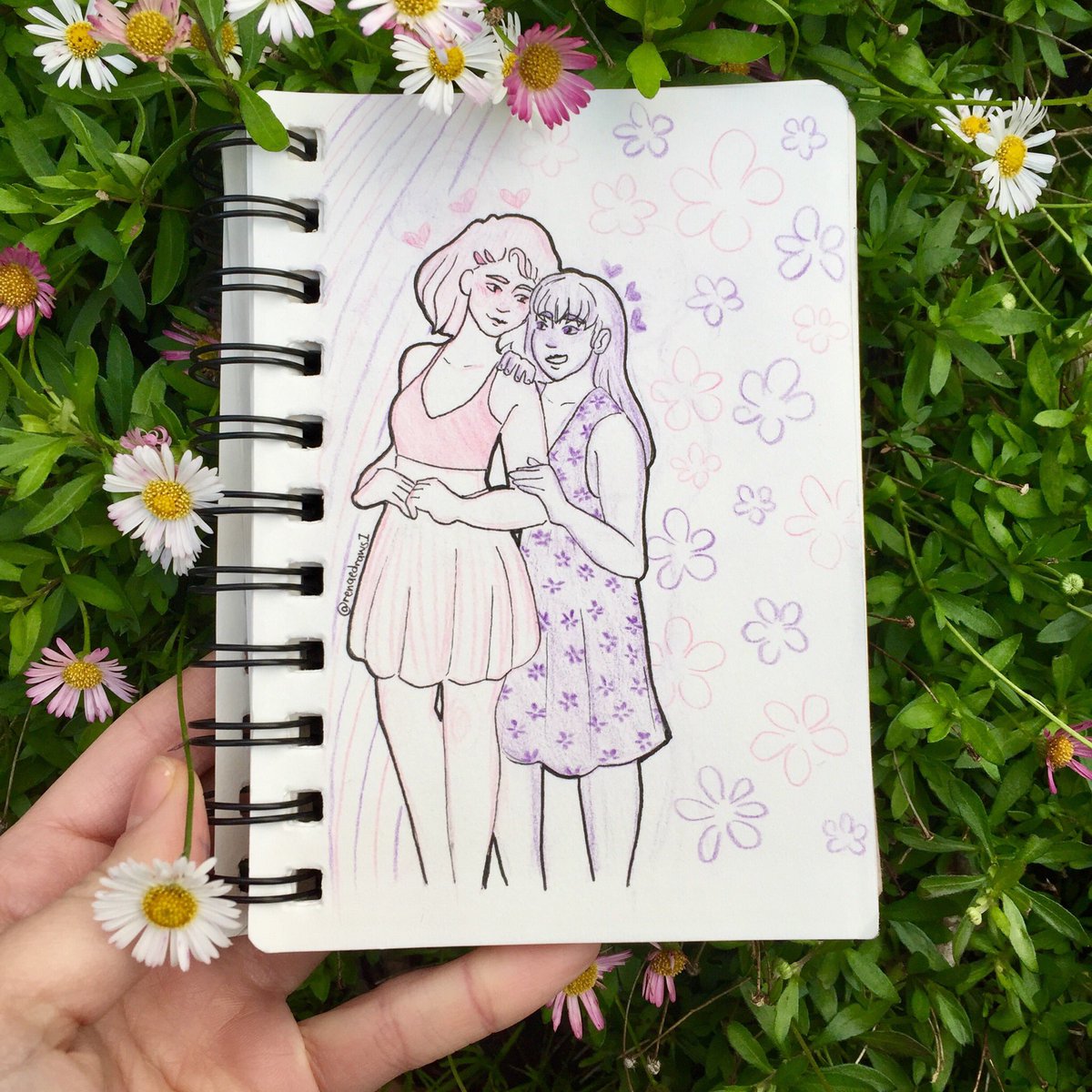 renaedraws1's tweet photo. 💕💜 https://t.co/ecXZCJaJDh