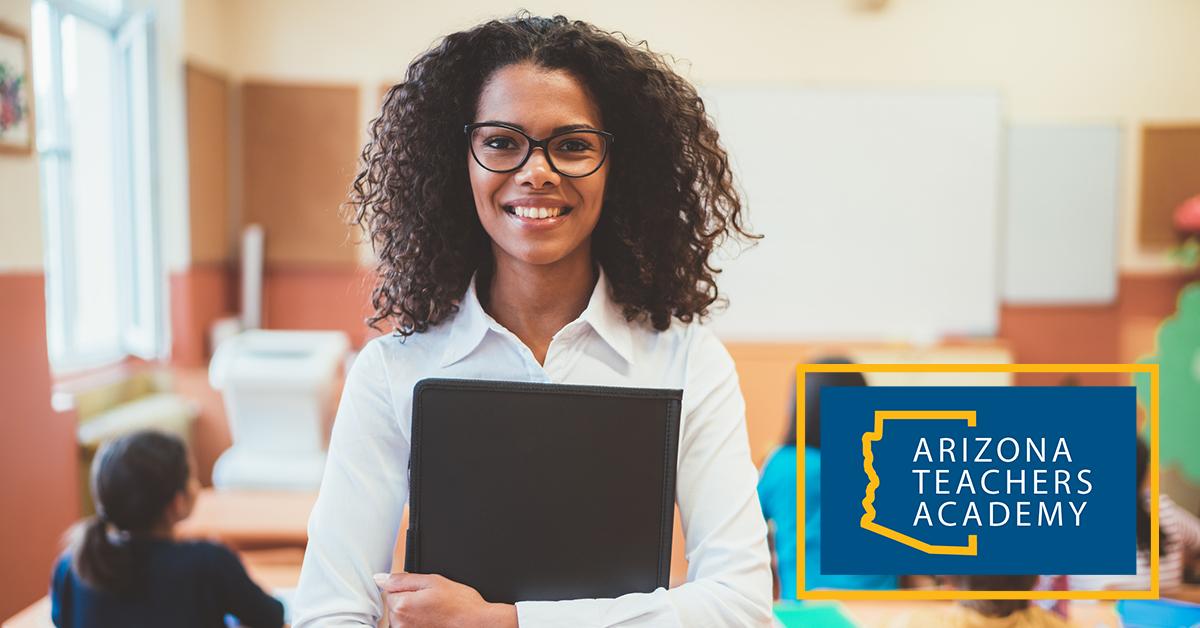 MariaHMarinick's tweet photo. Expansion of the Arizona Teachers Academy will continue to support those seeking a teaching credential while addressing the state’s workforce shortage. @MCCCD is proud to work with @AZRegents to develop and strengthen AZ's future educators. 

Learn more: https://t.co/odM22QaGgb https://t.co/DrmVFSb8zP