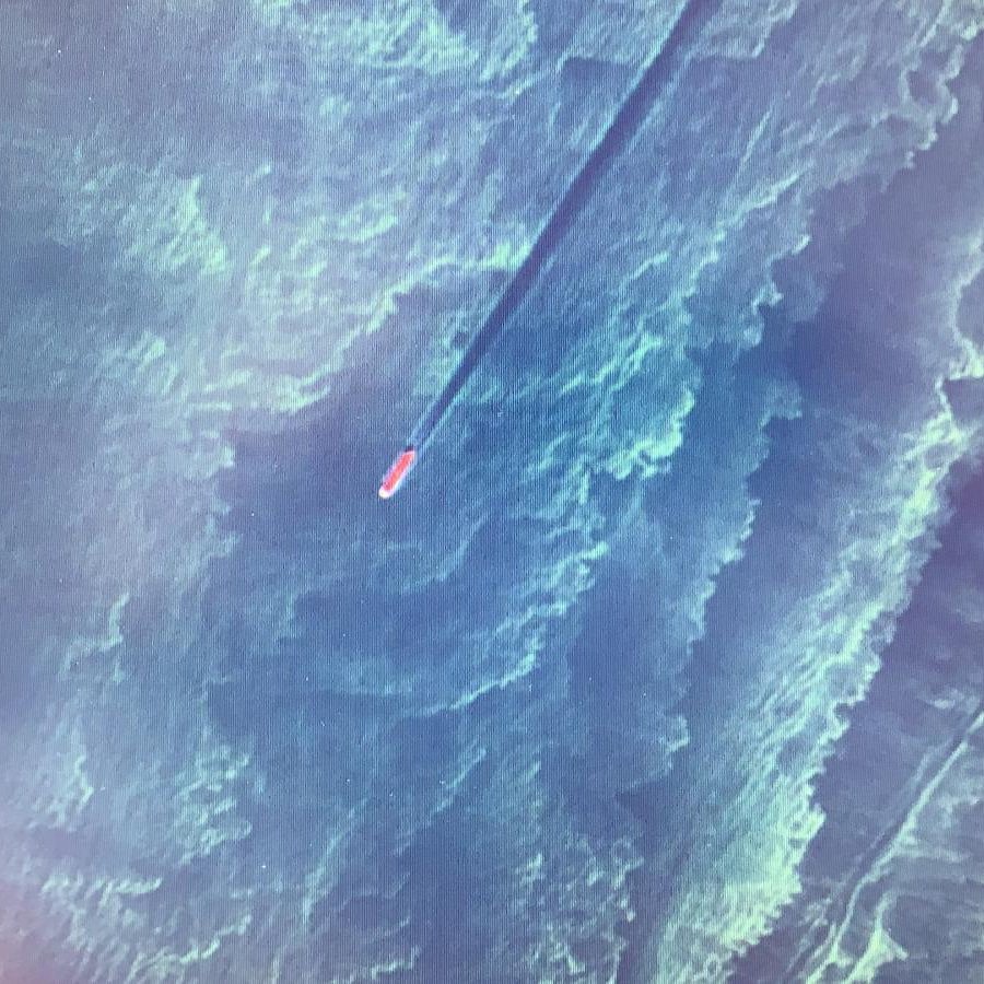 This is an unfiltered satellite image of a ship passing through an algae bloom. Thank you to my oil spill consultant friend for letting me share it!

#nofilter #algae #alagebloom #atsea #ship