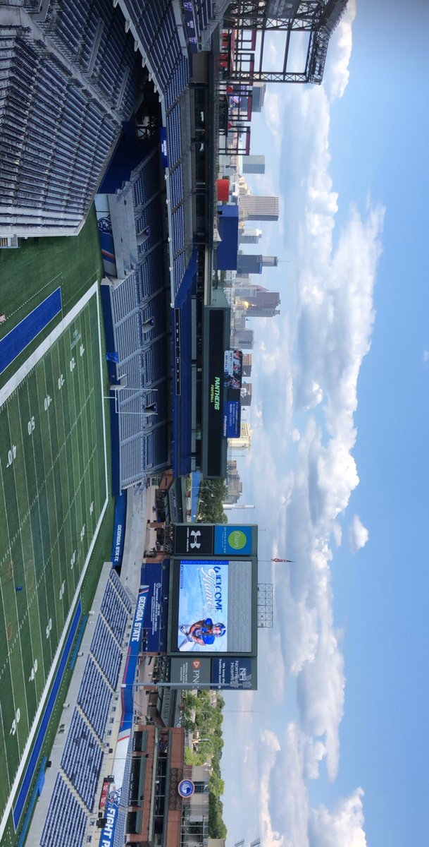 BEST VIEW IN THE CITY 🏙😍💙🏈 #Witness2020