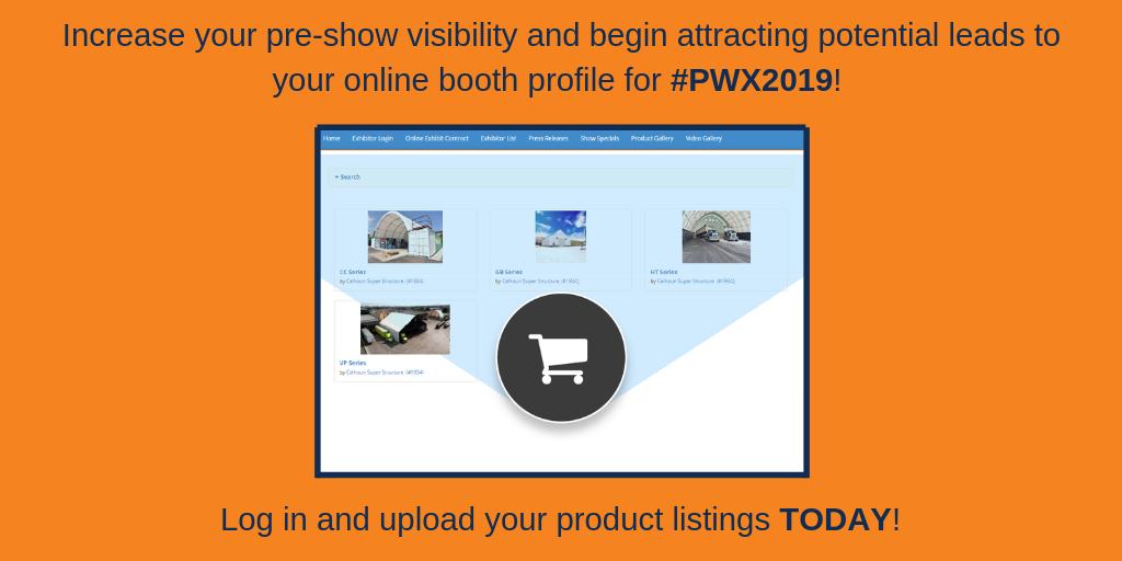 a2zDigitalMedia's tweet photo. .@APWATWEETS Exhibitors: Show attendees what you’ll be showcasing at #PWX2019. Have you added product info to your online exhibitor profile? Start driving traffic to your booth before the expo even begins! Log in today &amp; add your engaging content: https://t.co/tadAgGVyMC https://t.co/YJZSuWm4LN