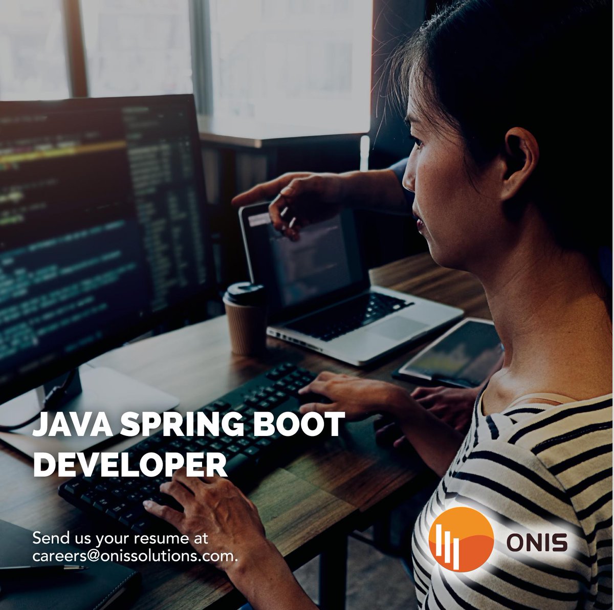 ONISSolutions's tweet image. We are hiring! Contact our HR Team at careers@onissolutions.com
#beONIS #hiring #JavaSpringBoot