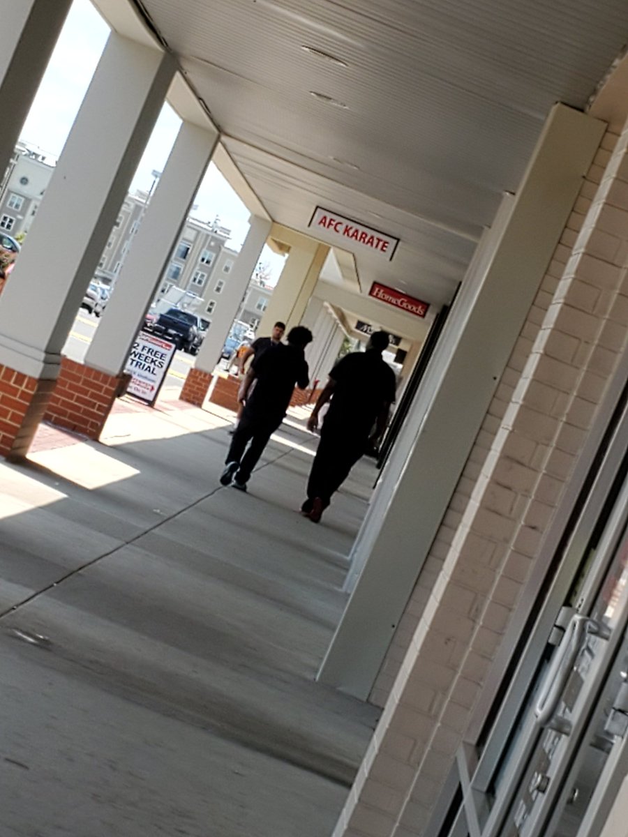 No one in the store so the boys decided to go out of the store with flyers to get customers and DTV/BOGOs. #out4walls #noboundries #cantstopwontstop