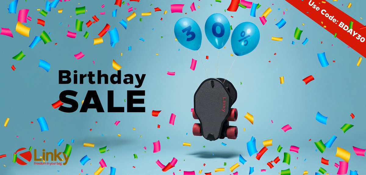 Today we are celebrating our 3rd #birthday! To express our appreciation we have a special #offer waiting for you. You can now buy all of our products with a 30% discount. Just enter the code “BDAY30” at checkout. The offer is valid until 11.59 PM on 7/28/2019.