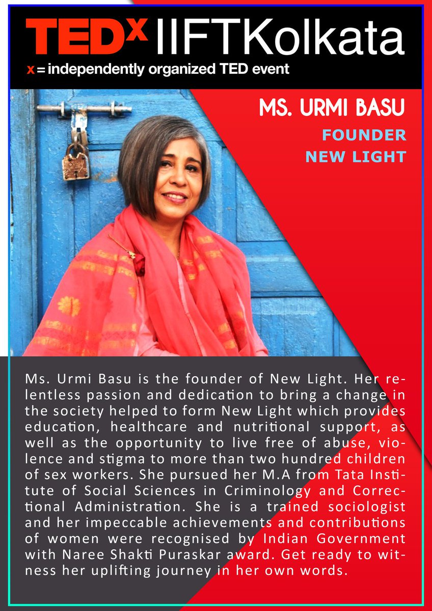 So excited to see that Urmi Basu, founder of our partner New Light Kolkata, will be speaking at TEDxIIFTKolkata! Urmi is such an #inspiration and we cannot wait to hear her speak!
Learn more and donate: villagevolunteers.org/country/new-li…

#RipplesAndWaves #India #nonprofit #womenempowerment