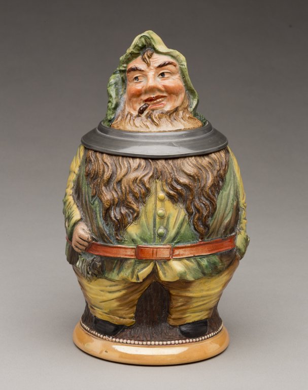Prost to the weekend—and the start of German Fest!
*
Image: German, “Elf” Stein, ca. 1900. Earthenware with colored slip and glaze decoration, and pewter. Bequest of Dorothy Trommel in memory of her parents, Eunice and Howard Wertenberg M2013.44. Photo credit: John R. Glembin.