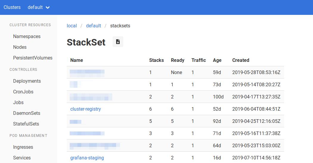 try_except_'s tweet image. Very early (single-cluster) hacked version of #Kubernetes Web View is now available as Docker image 🎉 codeberg.org/hjacobs/kube-w… #PlainHTML #NoJavaScript