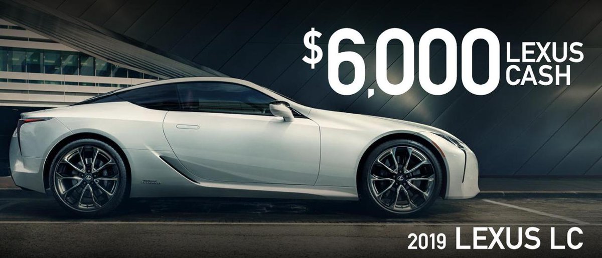 EskridgeLexus_'s tweet photo. Get up to $6,000 in Lexus Cash when you lease or purchase a 2019 Lexus LC of any model or trim! #EskridgeLexusofOklahomaCity #OklahomaCity #OK #OKC https://t.co/qYEv3b5quC