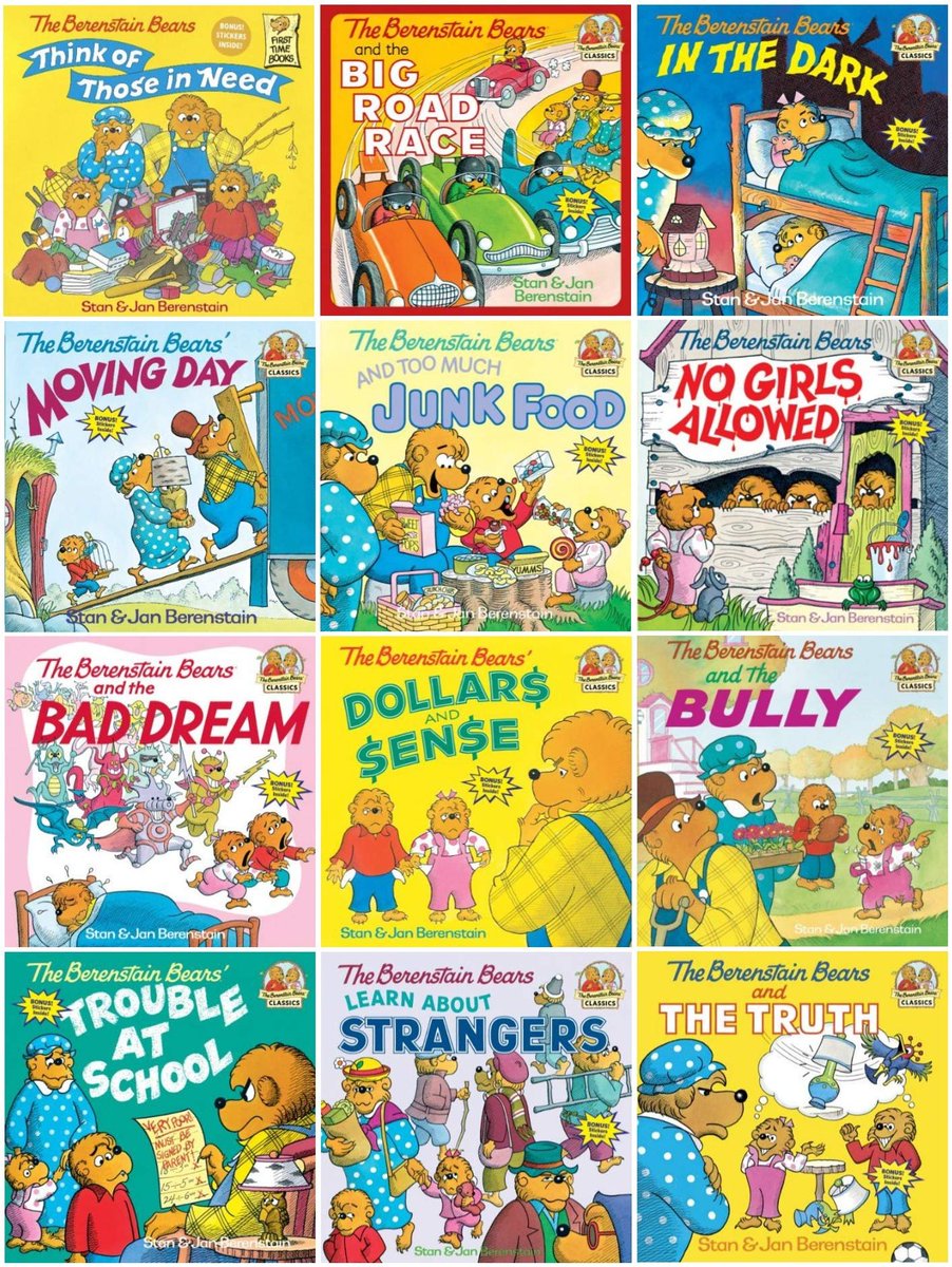Today is the birthday of Jan Berenstain (1923-2012), co-author with her husband Stan of the beloved Berenstain Bears book series. For over 55 years the Berenstain Bears have charmed generations of readers with their wholesome and heartfelt lessons.