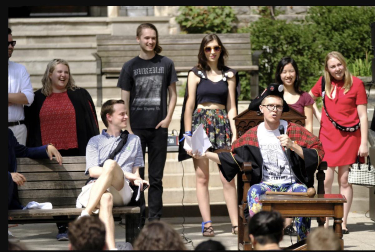 Student societies provide essential services that benefit all students.

However, they also fund fun clubs/socials.

Whether it be the Lit at Trin, or the Lady Godiva Memorial Band for Eng, many feel these groups are what makes their time in undergrad special. 

#ChooseUofT