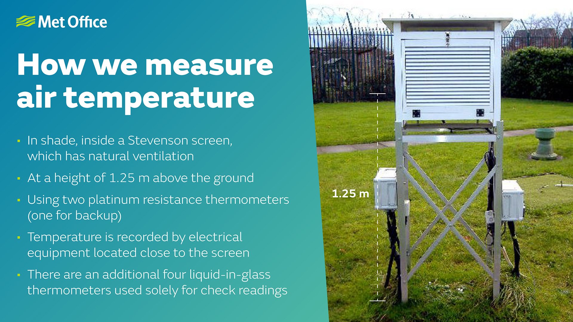 How do we measure air temperature?