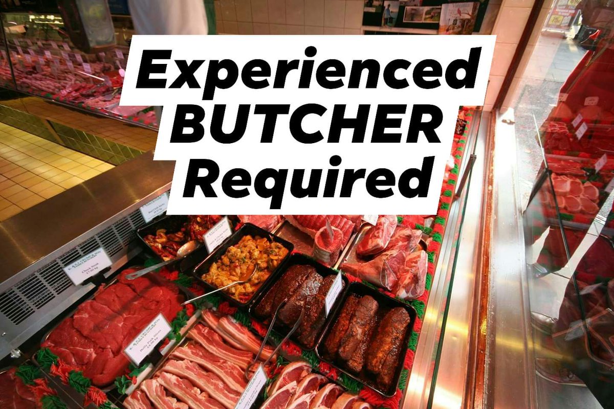 CrumpButchers's tweet photo. We have a vacancy for an EXPERIENCED BUTCHER to join us here at Crump Butchers.

Please message us on Facebook and we'll come back to you.

https://t.co/PlOT3ijtcJ https://t.co/BLABfcXAHy