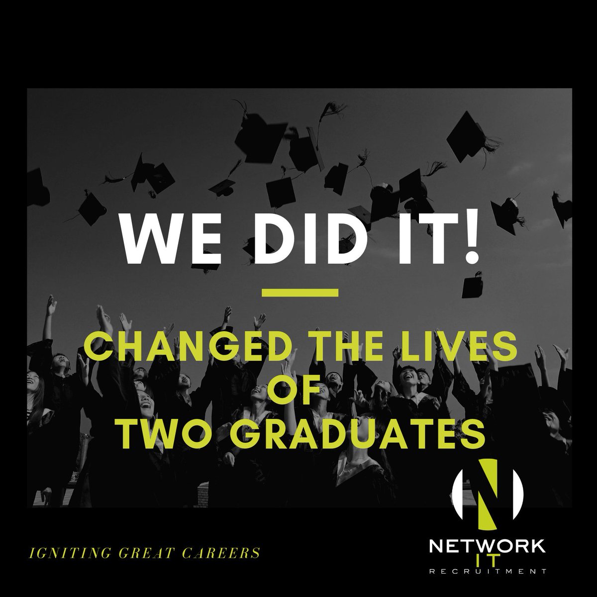 Not every placement is big, but some are just so much more rewarding! Today, we extended offers to 2 graduates. I'm sure they are celebrating tonight ⭐ #recruitment #graduates #FridayFeeling #FridayThoughts