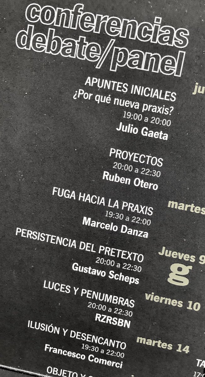 juliogaeta's tweet photo. Un día como hoy hace 18 años lanzábamos en Montevideo #InPraxis HOY en CDMX arrancamos con un reloaded #ArchInPraxis creado desde @fabricadeciudad #rompiendosulas cap1 @productora / cap2 @Julioamezcua @colegiodearqs @CasadelArq https://t.co/KKMzLyF3HZ https://t.co/kAwMYvVexY
