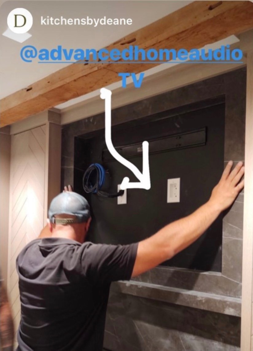 HomeAdvanced's tweet image. Love the guys at Kitchens by Deane! Come check out their recently renovated showroom with works by @HomeAdvanced 

#kitchensbyDeane #kitchen #renovation #smartTV #homeautomation #smarthome