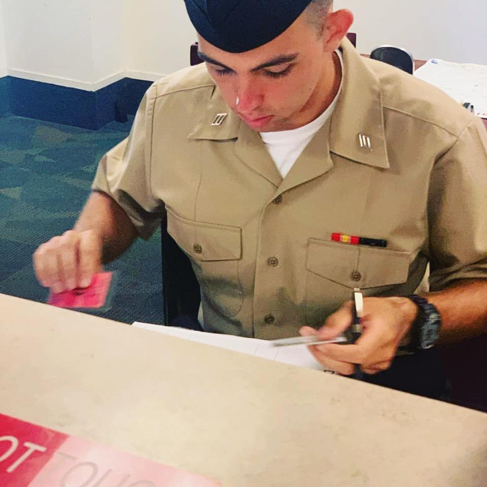 tinanewberry's tweet photo. My Sailor son hard at work today serving this great nation! #proudmomma https://t.co/HbKFdUdCVe