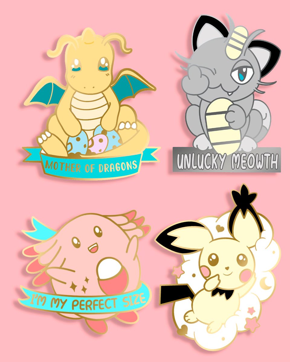 KewaiiStudio's tweet photo. Hey!!! Added these new designs to my Pokemon PIns KS campaign. Check them out and Retweet if you like them https://t.co/w6klduth9H

#Pokemon #pins #Pin #Enamelpin #Enamelpins #pokemonpins #Pokemongo #Kickstarter #kickstarterpins https://t.co/Hi5UIZ0ST0
