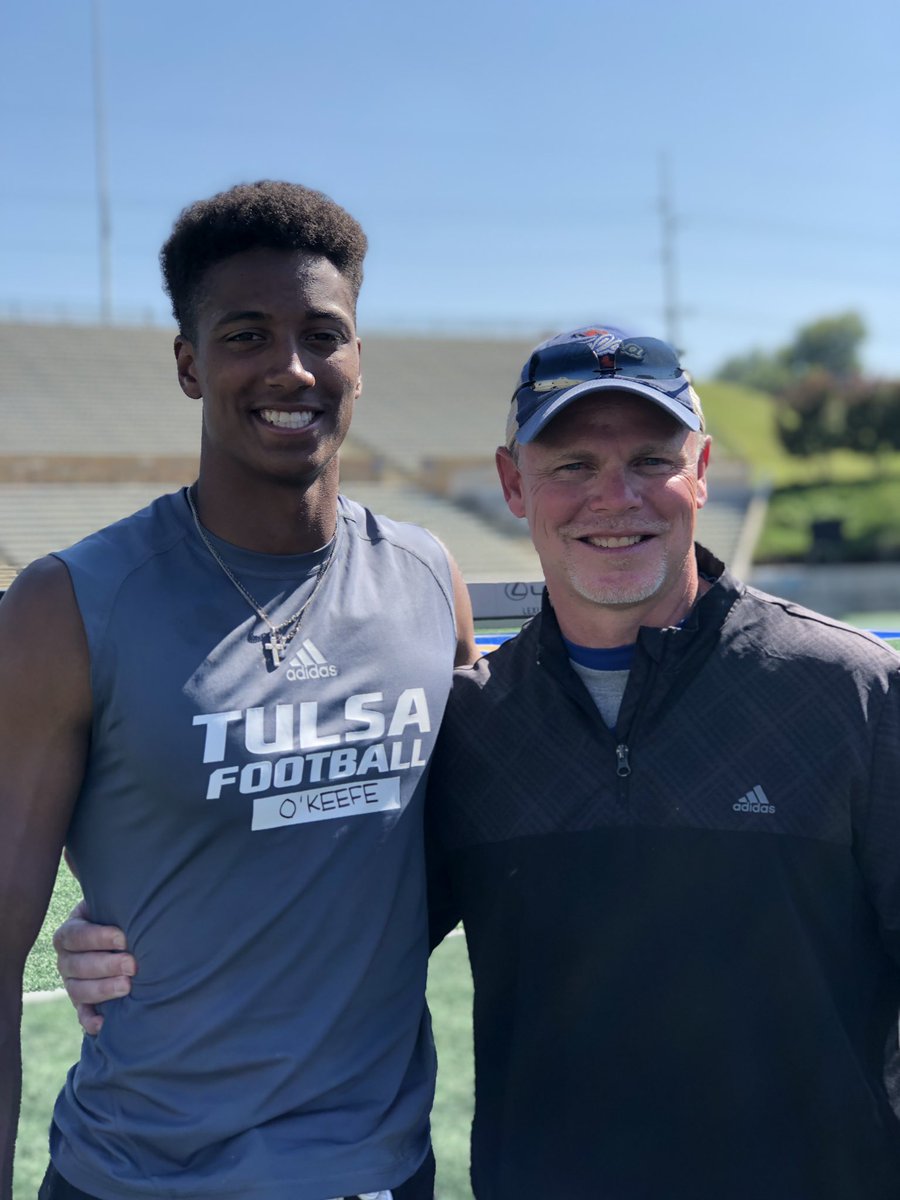 Thank you family and friends for never doubting me blessed to get my first D1 offer from Tulsa University #reigncanes