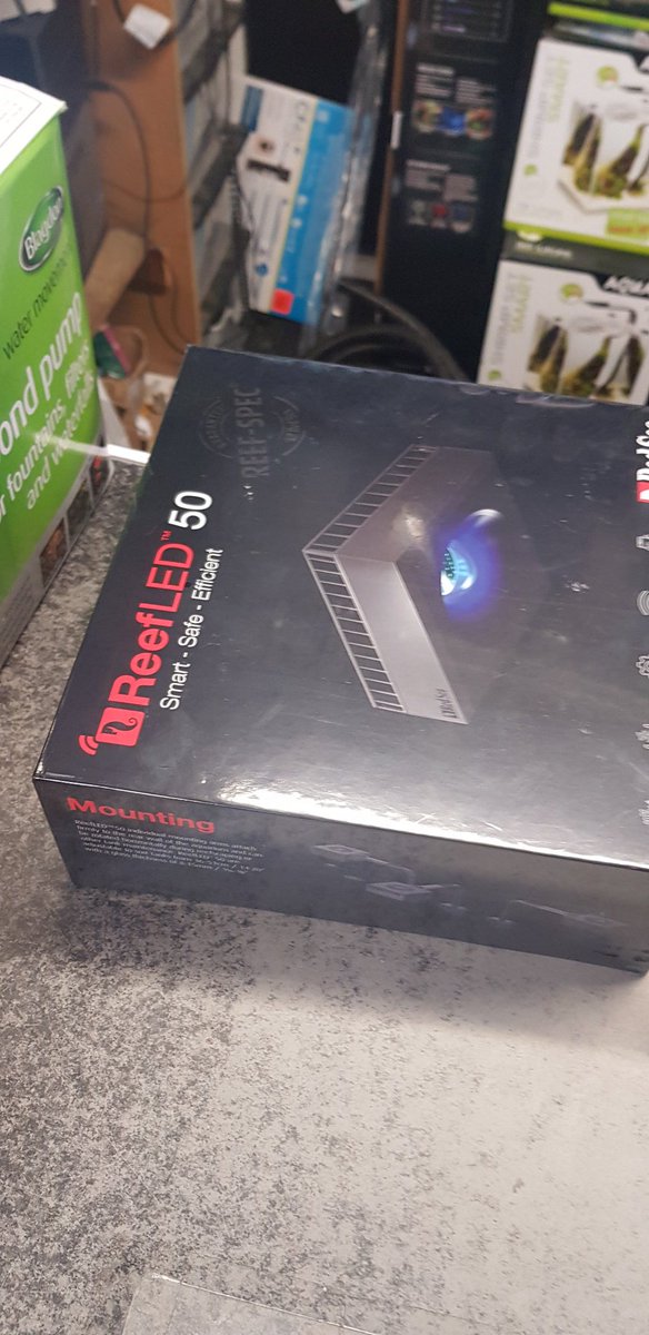 stutaylortweets's tweet image. First customer at my local fish store to get my hands on the redsea reefled 50! Love this light! #redsea #reefled #reeftank