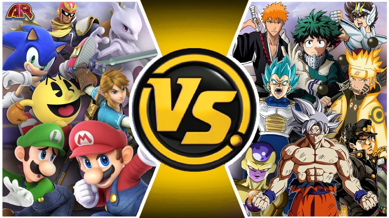 notonlyvideogames on X: SMASH ULTIMATE vs JUMP FORCE! (Mario & Sonic vs  Goku & Naruto TOTAL WAR)